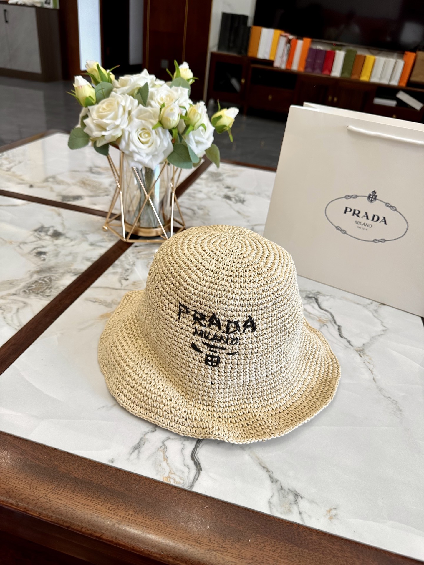 prada hat model 13
